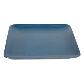 Blue String Ray Pattern Ceramic Tray