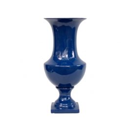 Dutchess Navy Ceramic Urn (L)
