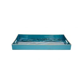 Effra Blue Rectangular Trays (S)