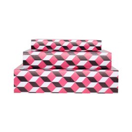 Pattern Decorative Book Set (3 pcs/ set)
