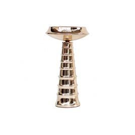 Golden Metal Decorative Candle Holder (L)