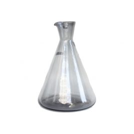 Decorative Grey Glass Vase