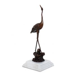 Metal Water Bird Sculpture
