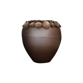 Lotus Leaf Metal Vase (S)
