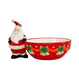 Santa Christmas Ceramic Bowl