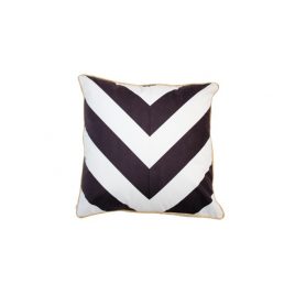 Black & White Zigzag Pillow