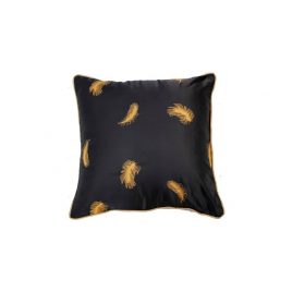 Navy Blue Feather Pillow