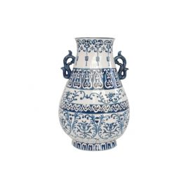 Blue & White Ceramic Vase