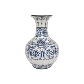 Blue & White Ceramic Vase