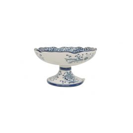 Blue & White Ceramic Pedestal