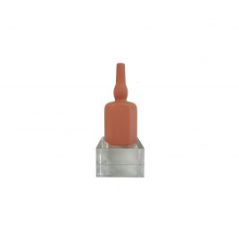 Matte Modern Ceramic Vase with Crystal Base (Pink)