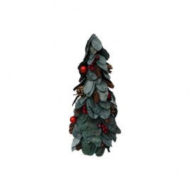 Glitz Leaves Tree with Berry (S)