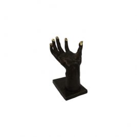 Antique Brass Open Hand Sculpture