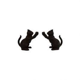 Metal Decorative Cat Bookend