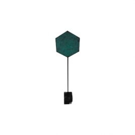 Viridian Metal Ornament with stand