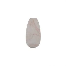 Pink Marble Glass Vase (L)