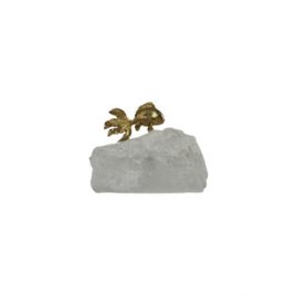 Goldfish on Crystal Base