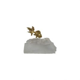 Goldfish on Crystal Base