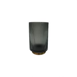 Decorative Glass Vase Grey (S)