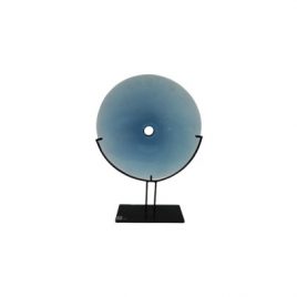 Glass Accent with Stand (Blue)