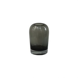 Decorative Grey Glass Vase