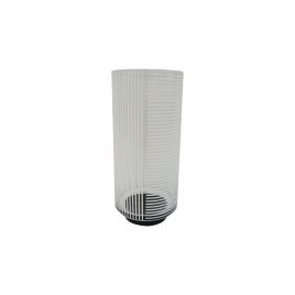 White Striped Glass Vase(S)