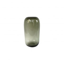 Decorative Grey Glass Vase (L)