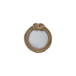 Gold Rope Round Frame