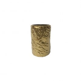 Gold Lava Ceramic Vase (L)
