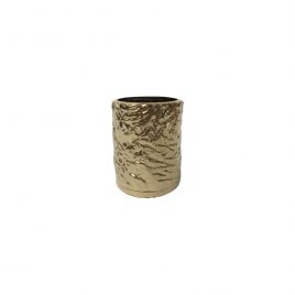 Gold Lava Ceramic Vase (S)