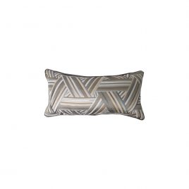 Geometric Grey Lumbar Cushion