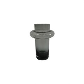 Decorative Grey Glass Vase(L)