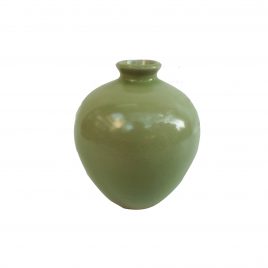 Celadon glazed ceramic vase