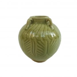 Celadon Glazed ceramic vase