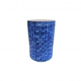 Blue Lagoon Ceramic Stool