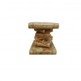 Brown Wooden Books Stack (L)