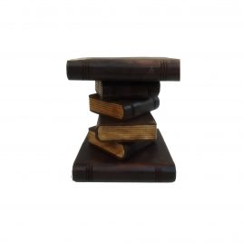 Black Wooden Books Stack (L)