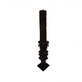 Antique Wooden Pole w/ base