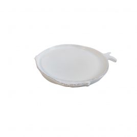 White Fish Ceramic Salad Plate