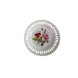 Collector wall plates pink flower