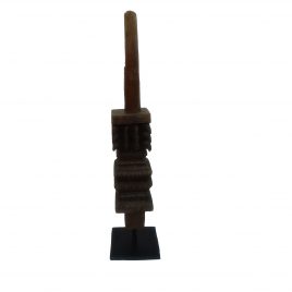Antique Wooden Pole w/ base
