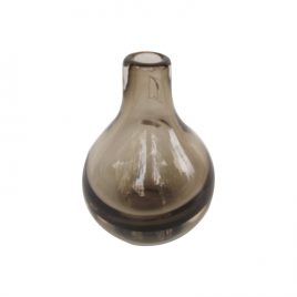 Decorative Glass Vase (Brown)