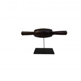 Antique Wooden Rolling Pin with stand
