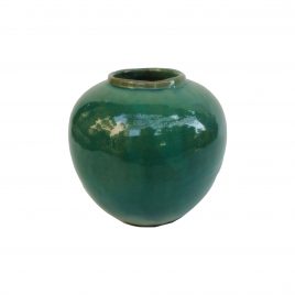 Emerald Green Ceramic Tea Pot