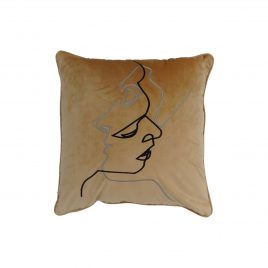 Abstract Face Drawing Pillow