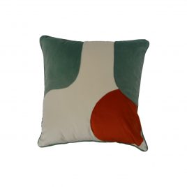 Retro Color Blocked Pillow