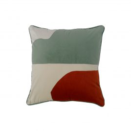 Retro Color Blocked Pillow