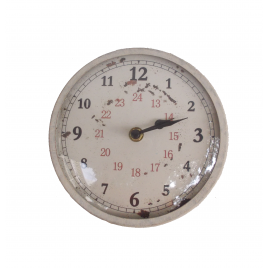 Horloge 17/17/5cm blanc