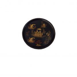 Hand Painted Chinoiserie Tole Tray