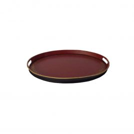 Hand Painited Chinoiserie Oval Tray